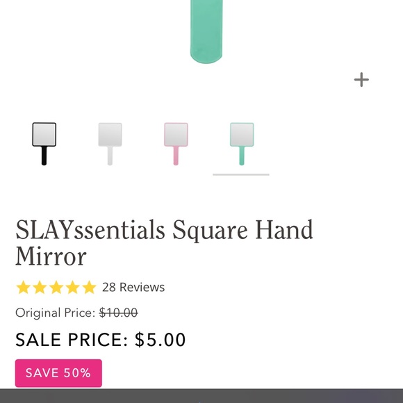 Impressions Vanity handheld mirror w/ mini LED makeup mirror - Picture 2 of 6